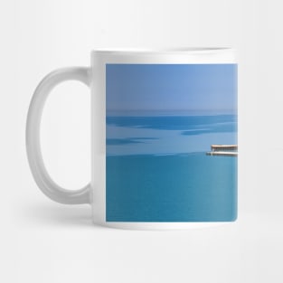 Piering Out Onto Lake Huron Mug